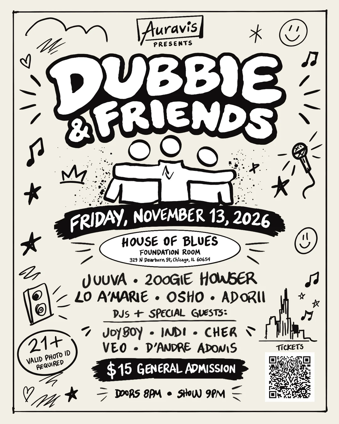 The Dubbie and Friends flyer